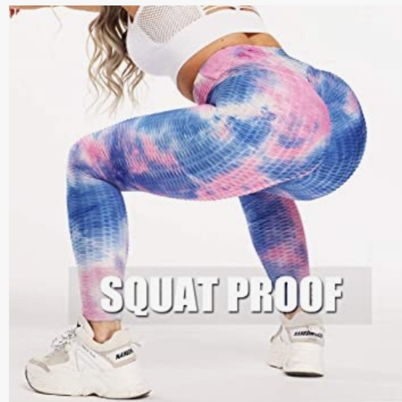 Anti-Cellulite High Waisted Textured Leggings - Picture 2 of 4